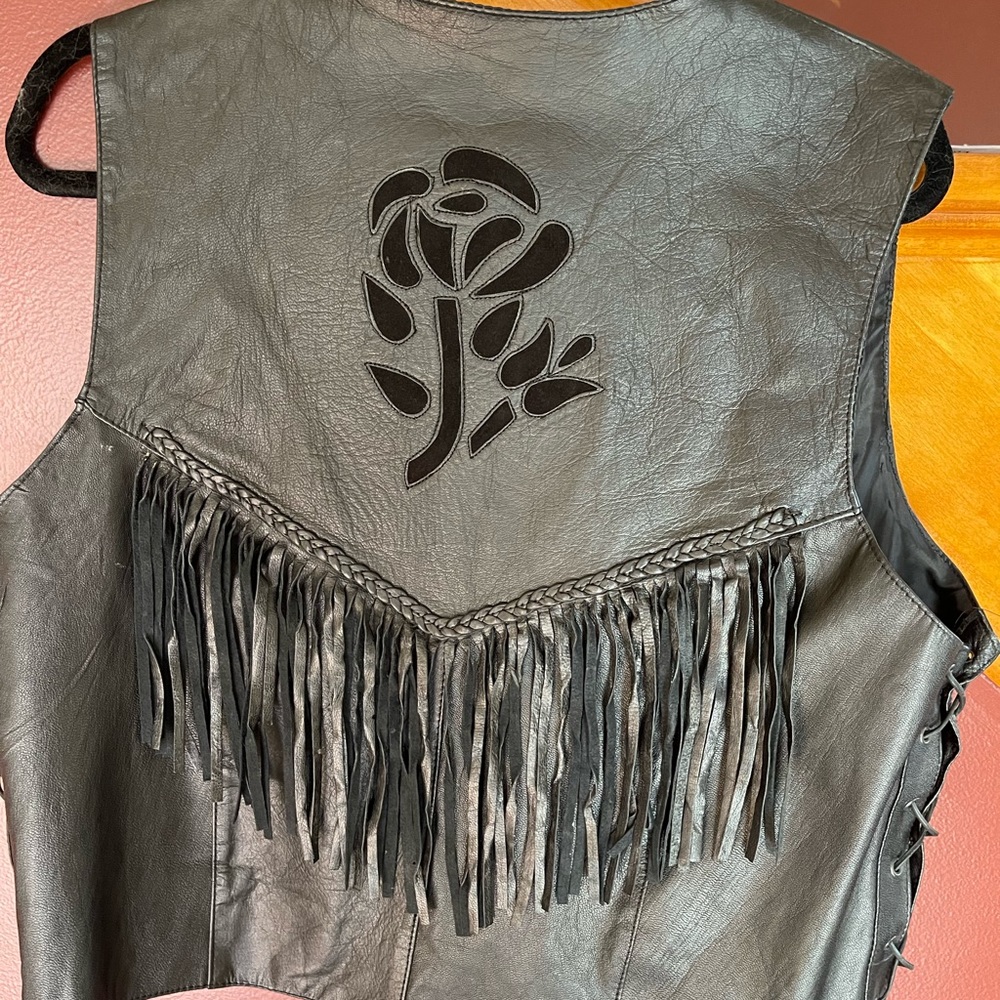 PLUS SIZE WOMANS MOTORCYCLE VEST